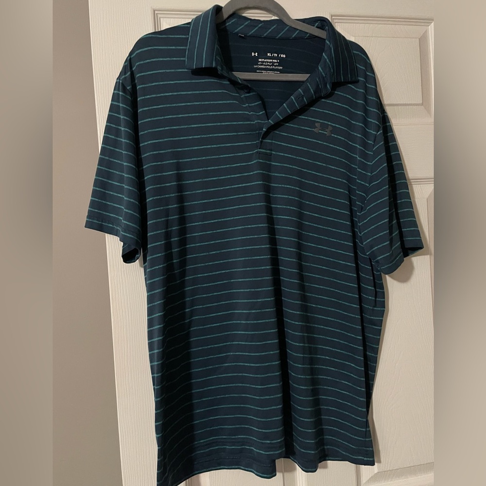 Men’s Under Armour Golf Polo XL Green